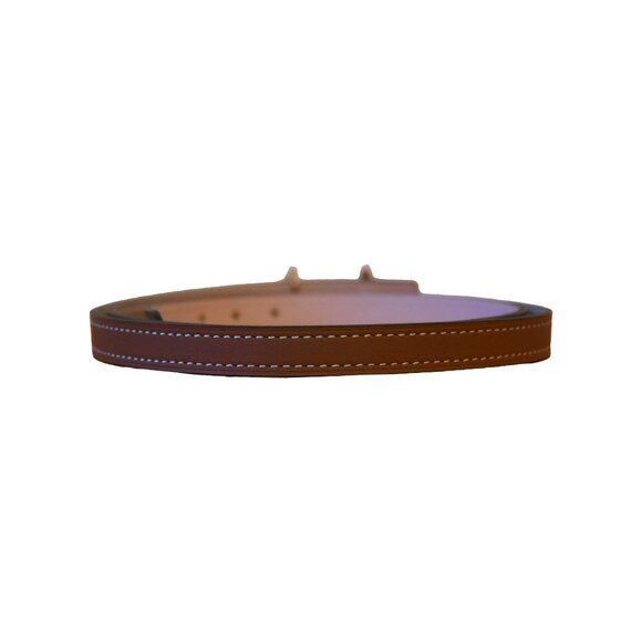 Hermes Gamma Reversible Belt Gold Hardware Brown - Picture 4 of 5